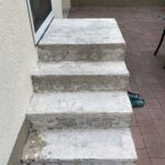 fugenlose wandbeläge und bodenbeläge - Treppen ohne Belag vor der Sanierung