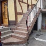 Balkonsanierung und Treppenzugang in Butzbach mit Steinteppich