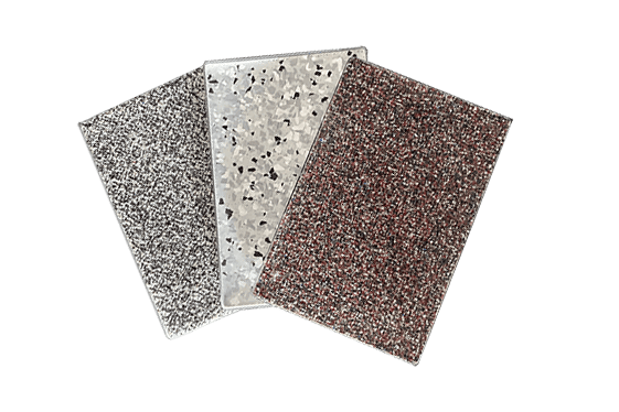 Musterplatten Kunstharz-Bodenbeschichtungen - fugenlose wandbelaege und bodenbelaege