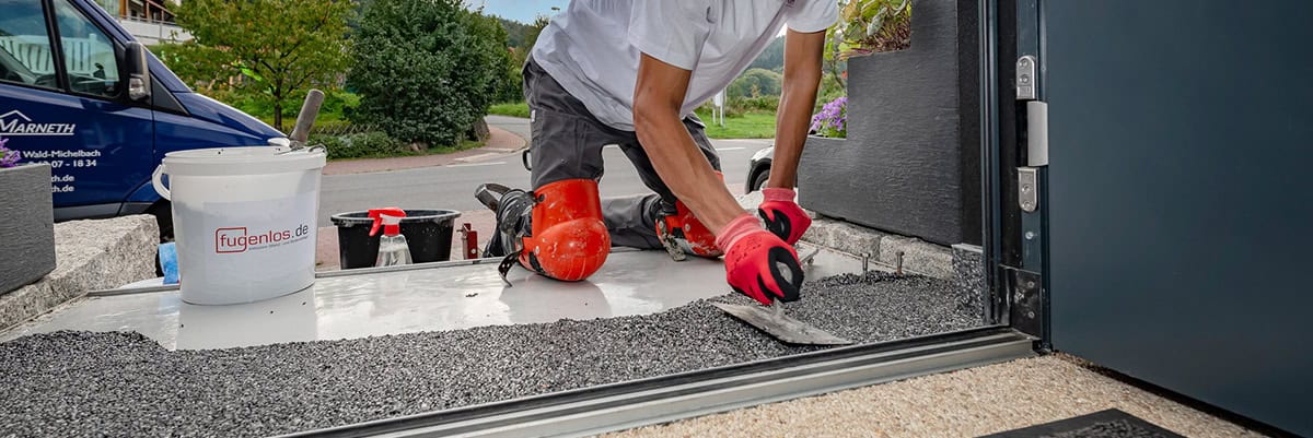 fugenlose wandbelaege und bodenbelaege - Schichtaufbau Treppe